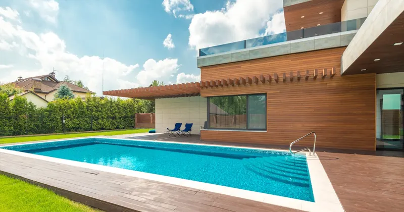 Home inspector examining a clean and well-maintained room
