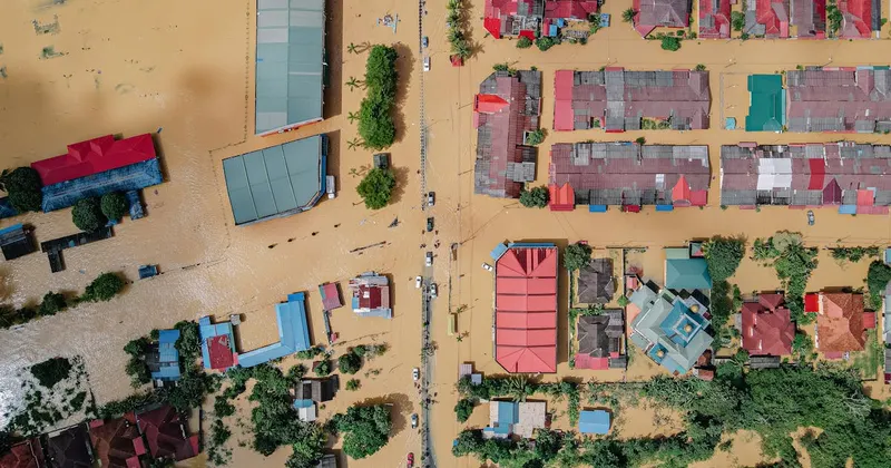 Bright clean living room with natural spring sunlight
