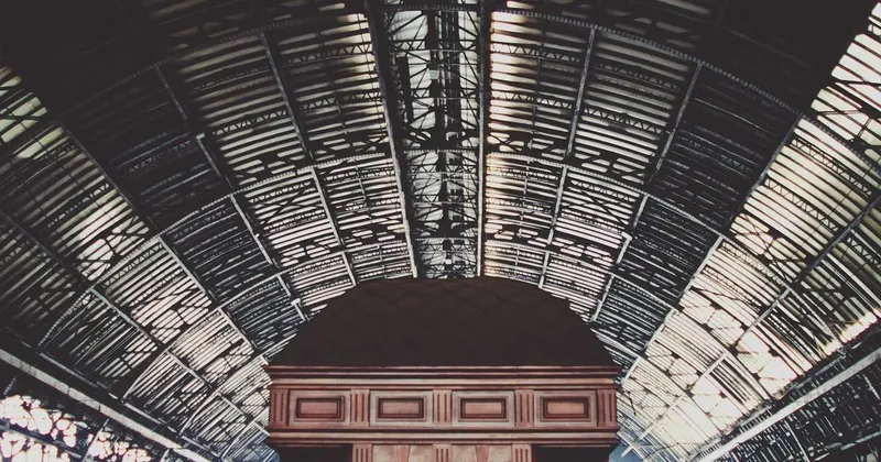 Organized wardrobe with neatly hung clothes